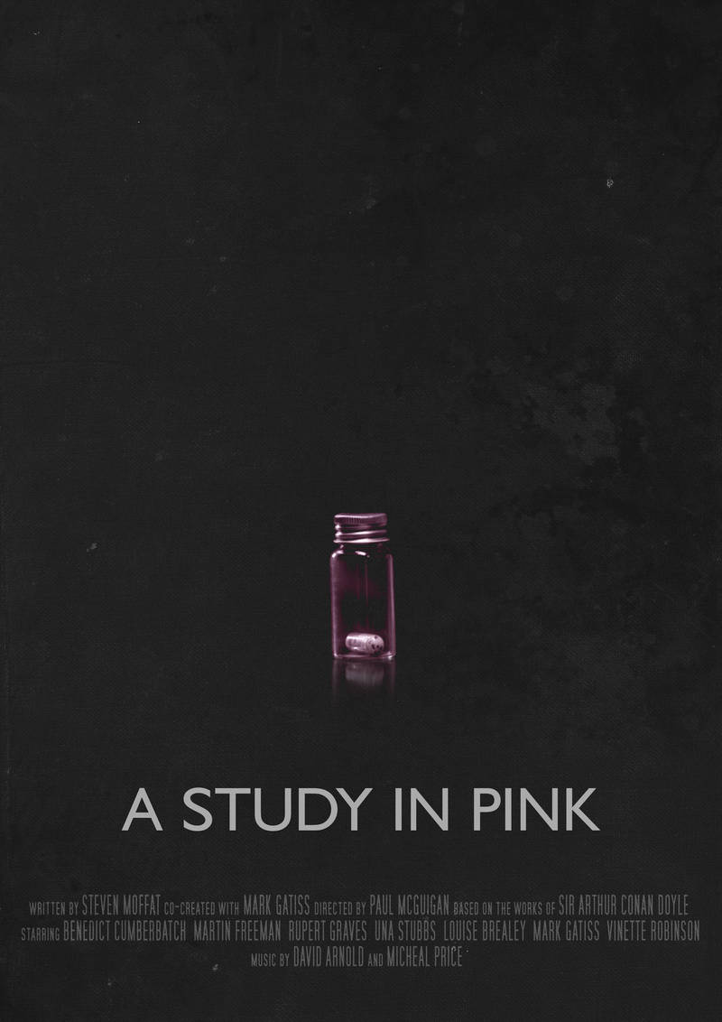 A Study in Pink - Movie Poster by Ashqtara