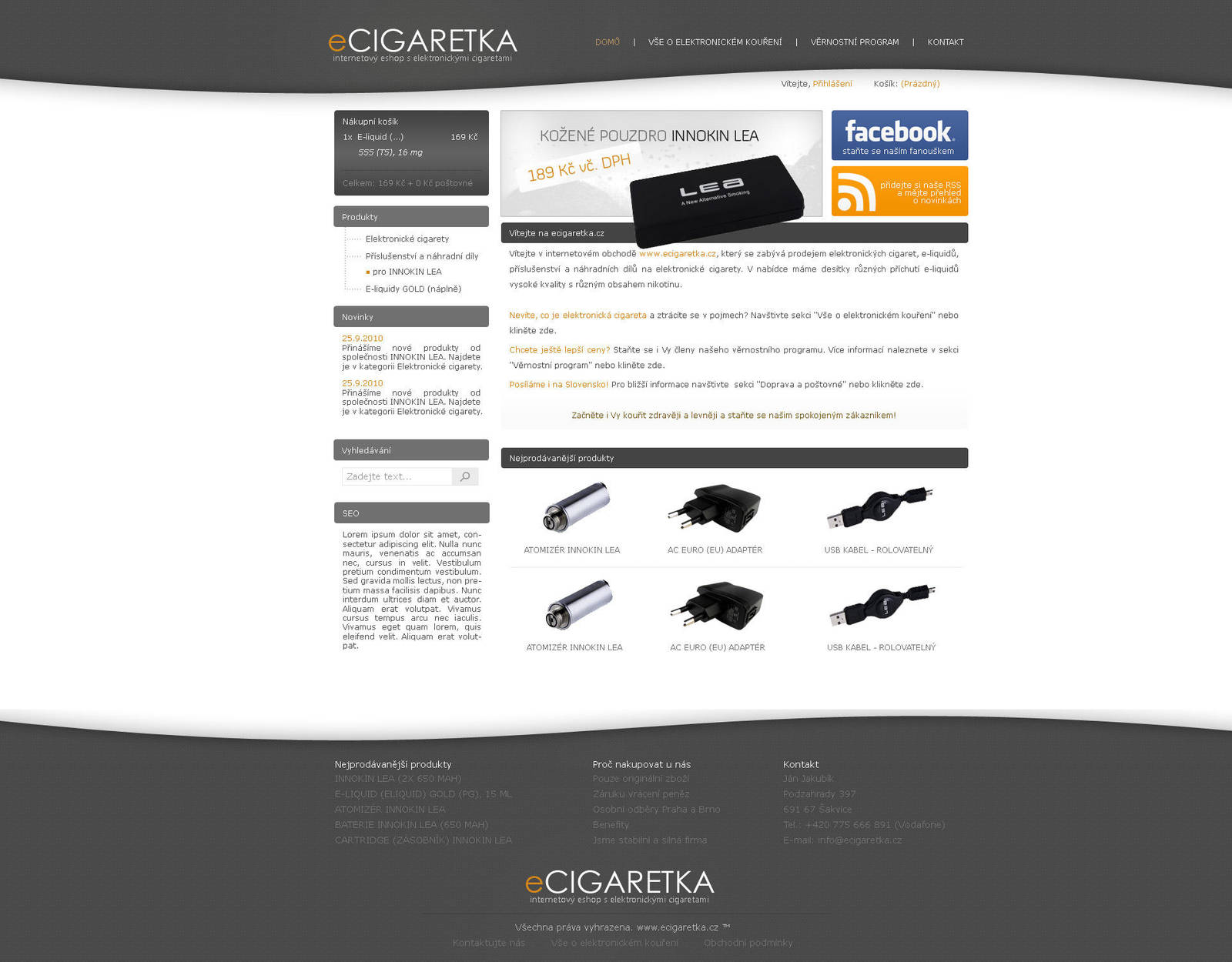 ecigaretka.cz - v1 by Ingnition
