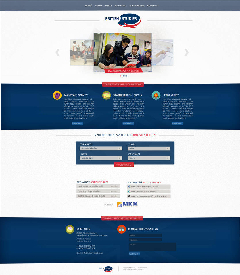 British Studies Agency s.r.o. by Ingnition