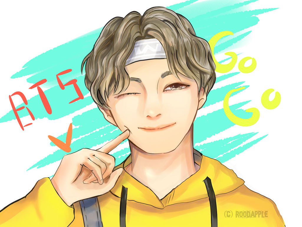 V Go Go Bts Fanart By Roodapple On Deviantart