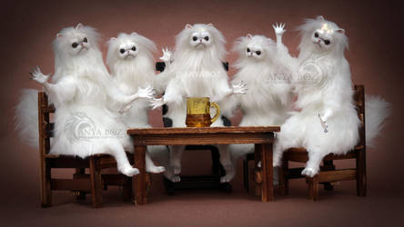 Persian Cat Supper by AnyaBoz