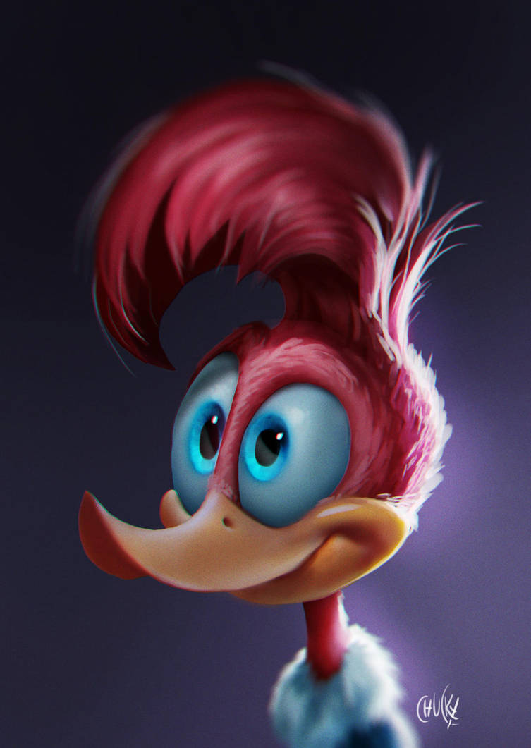 Woody woodpecker speedpainting by fubango