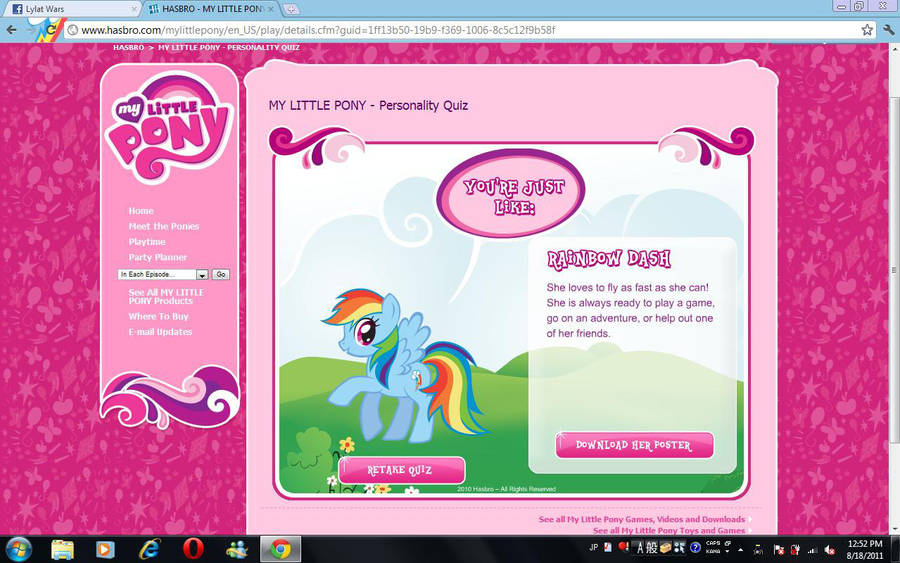 mlp fim personality quiz