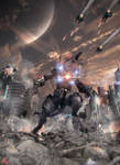 Battle for Elara by mherrador