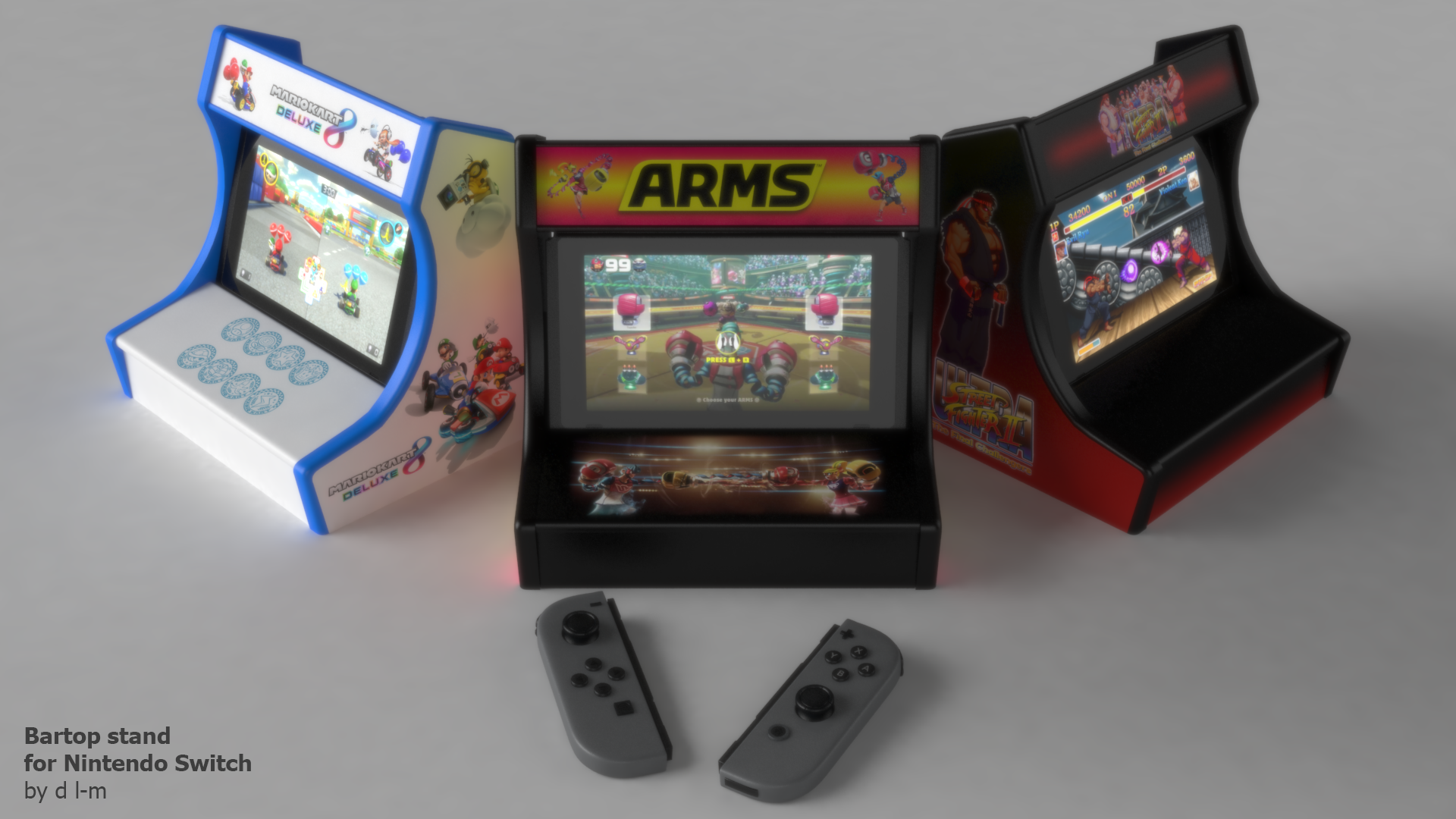 Bartop stand for Nintendo switch by emanon01