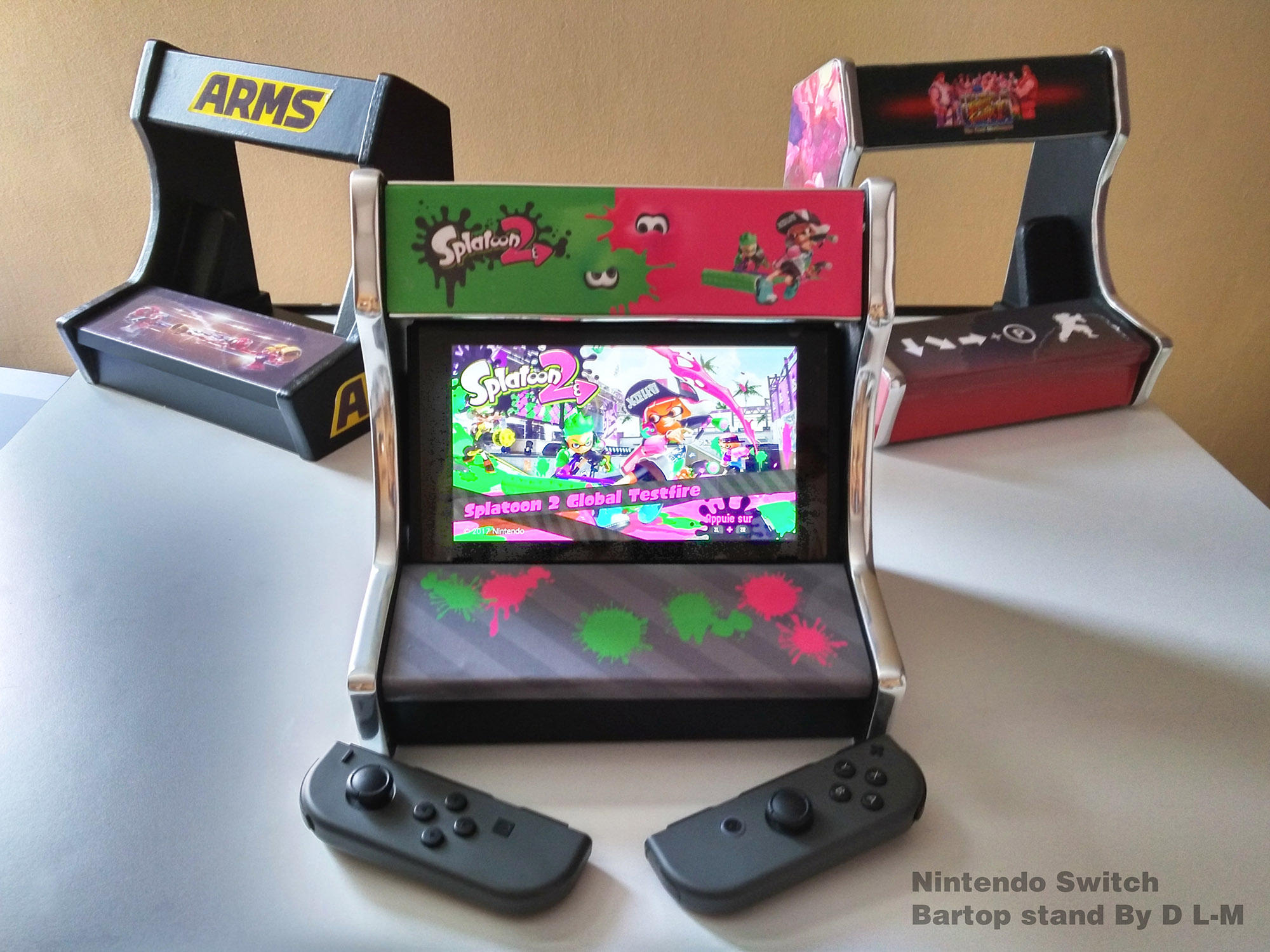Bartop/stand for Nintendo switch (Final version) by emanon01