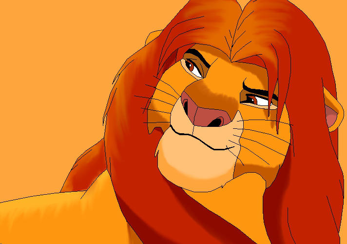 Simba grown up by Bickhamsarah on DeviantArt