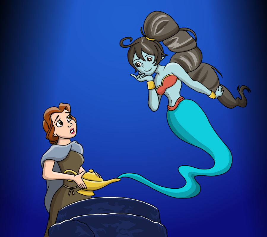 Genie of the Lamp by SaJoJo on DeviantArt