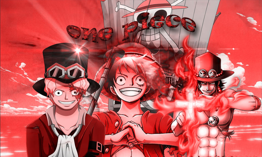 One Piece Wallpaper Luffy Ace And Sabo By Brarex On Deviantart