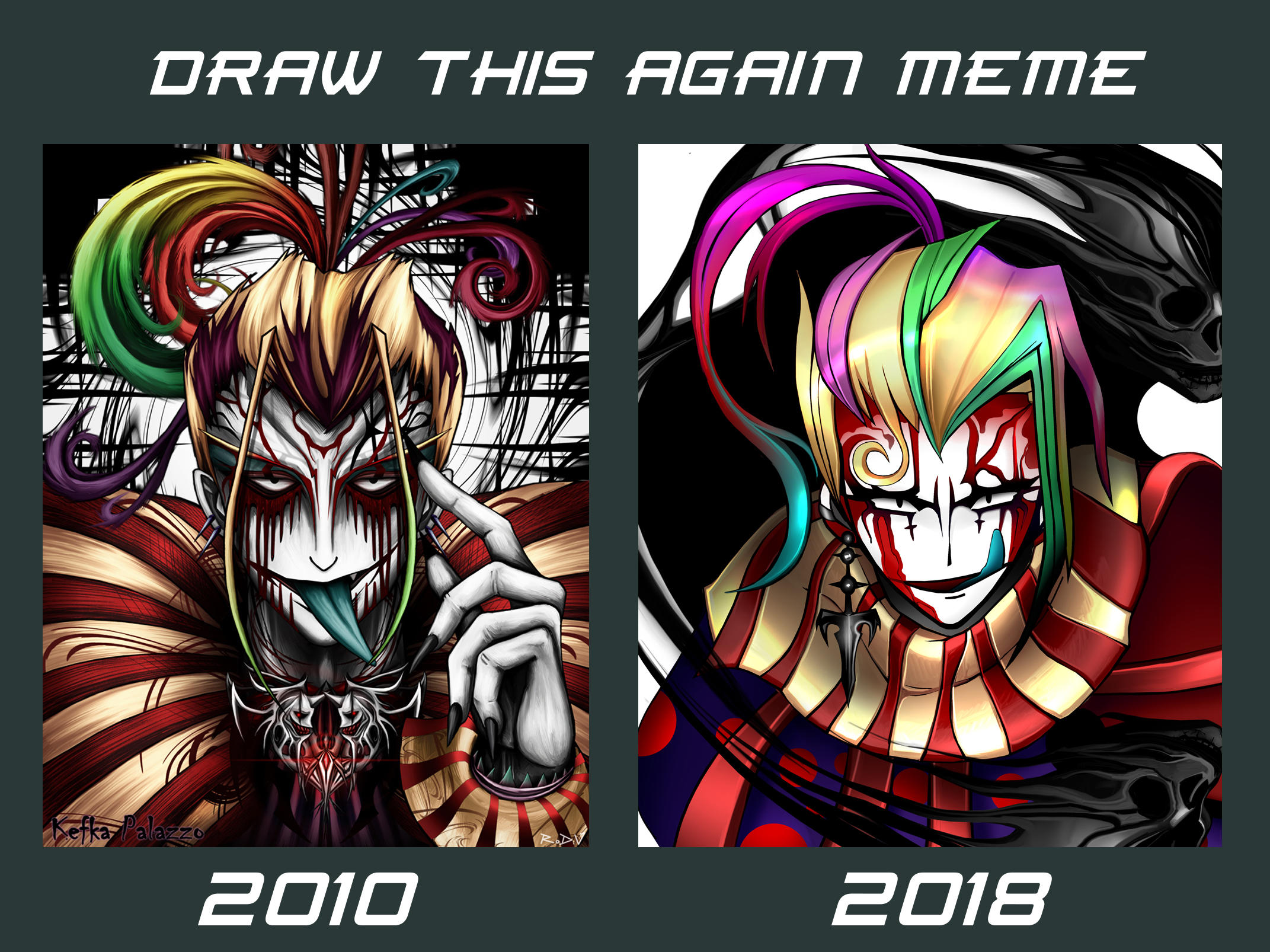 Draw this again - Kefka by blackorb00