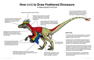 How (not) to Draw Feathered Dinosaurs by Osmatar
