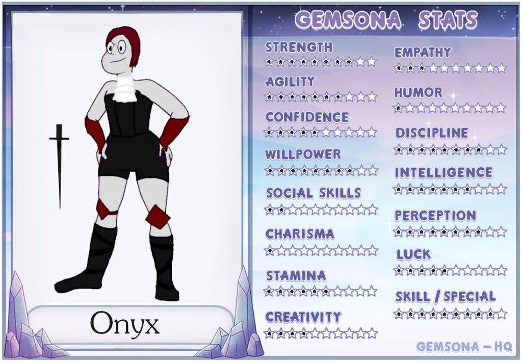 Onyx Stats by DragonetteEye