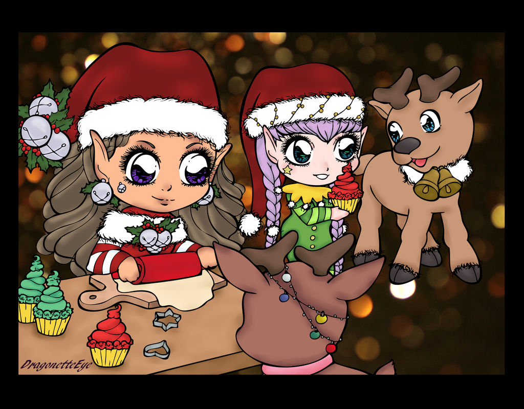 Christmas Art Contest Entry by DragonetteEye