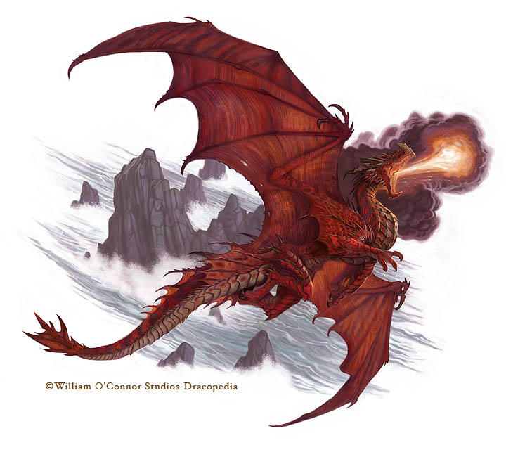 Great Red Dragon by wocstudios