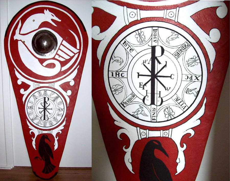 Chi Rho norman shield by Errance