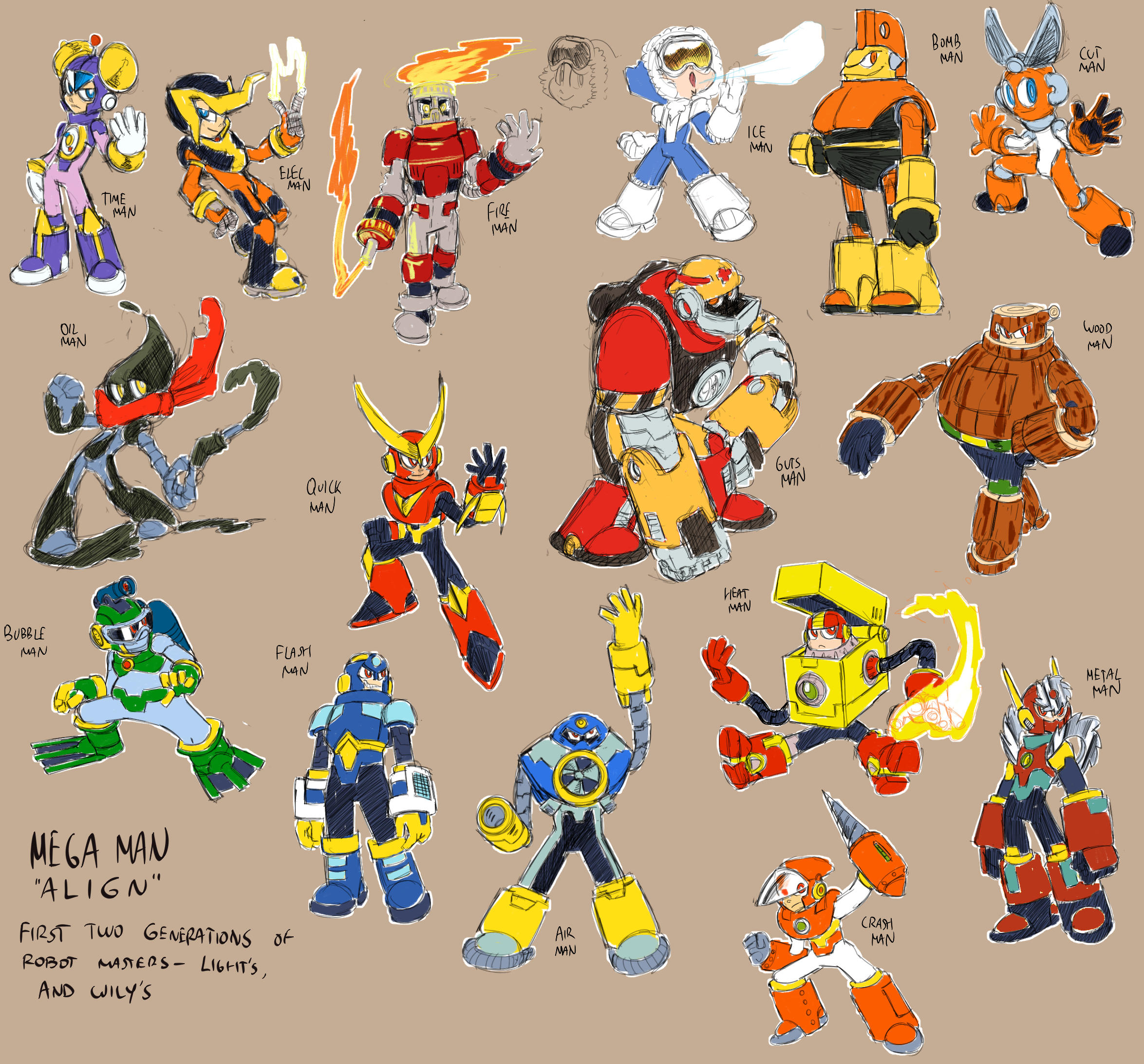 fire man megaman