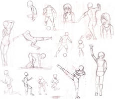 Super awkard weird poses by Achonan on DeviantArt