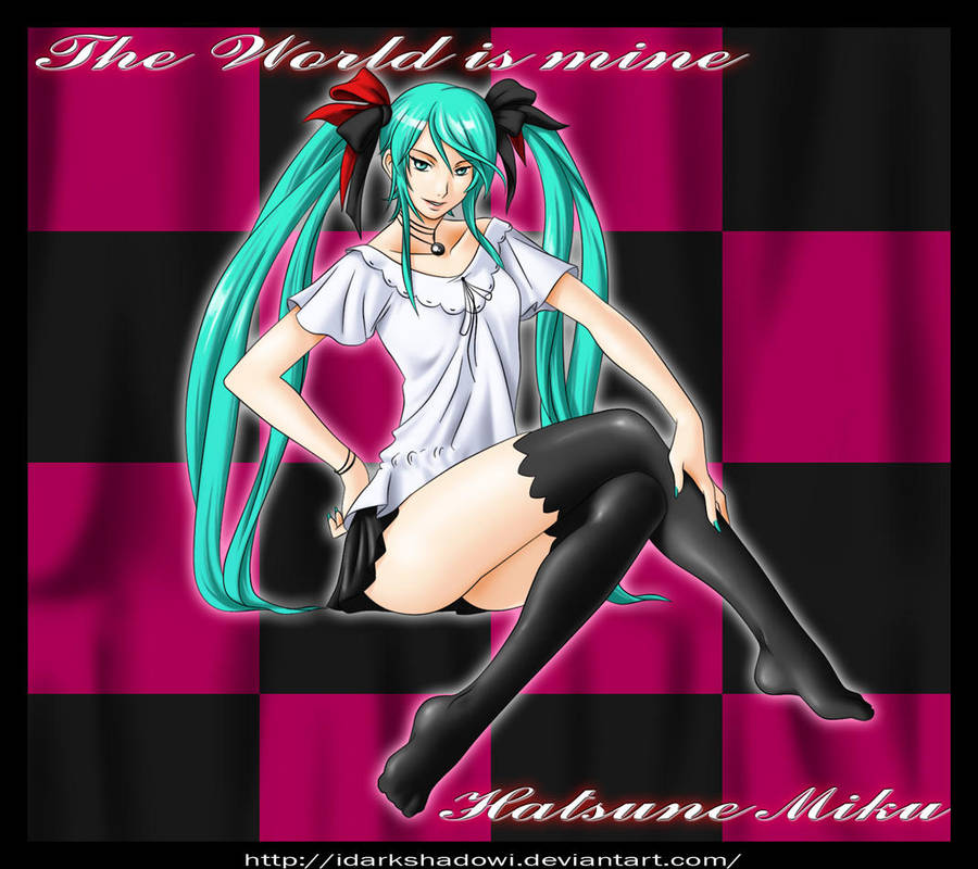 WORLD IS MINE - HATSUNE MIKU by DarkShadowArtworks
