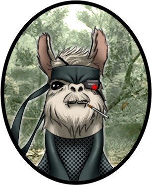 OLD SNAKE LLAMA by DarkShadowArtworks