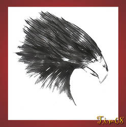 Griffin Head Digital by ludd1te