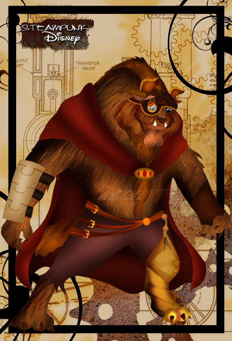 Steampunk Beast by HelleeTitch