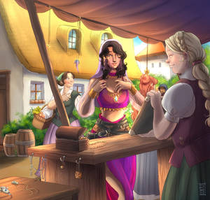 Comm: The Market by SicilianValkyrie Comm: The Market by SicilianValkyrie