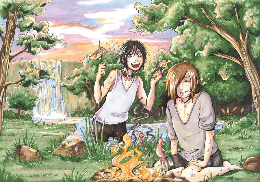 :commission: Hizar and Michi by Lulusama