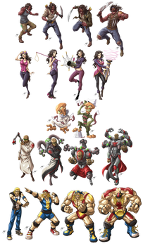Urban Rivals: Set 4 by Quirkilicious