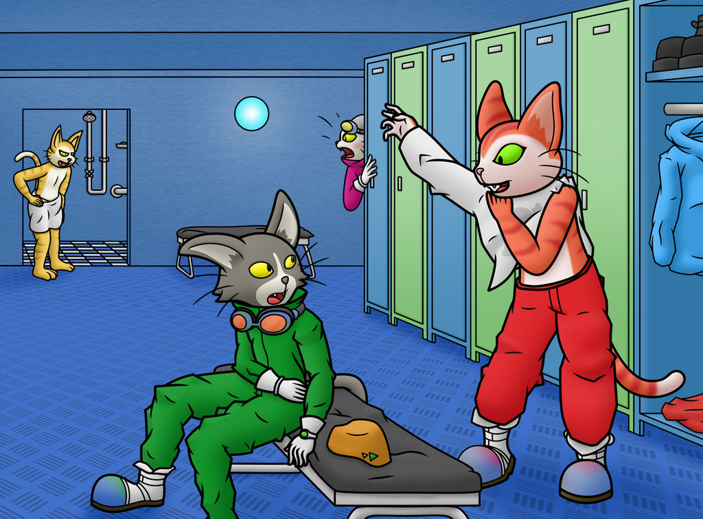 The Time Factory Locker Room by FinalSoraRiku