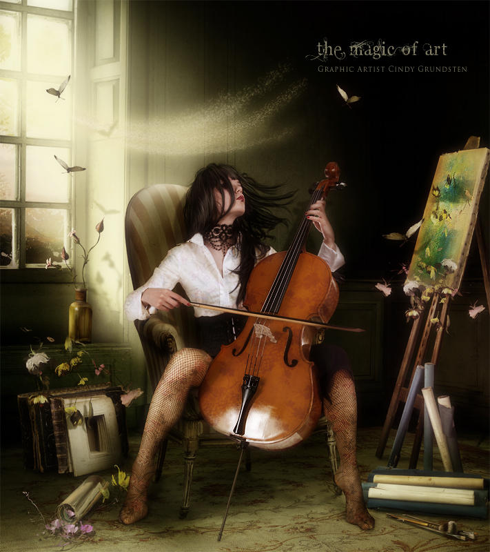 The Magic Of Art by CindysArt
