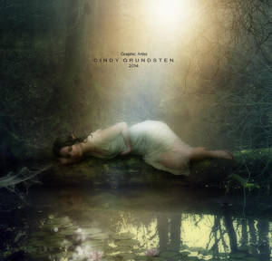 Sleeping Elf in the Moonlight by CindysArt Sleeping Elf in the Moonlight by CindysArt