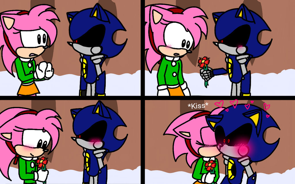 In return Metal Sonic X Amy by SonicFan4ever2002 on DeviantArt