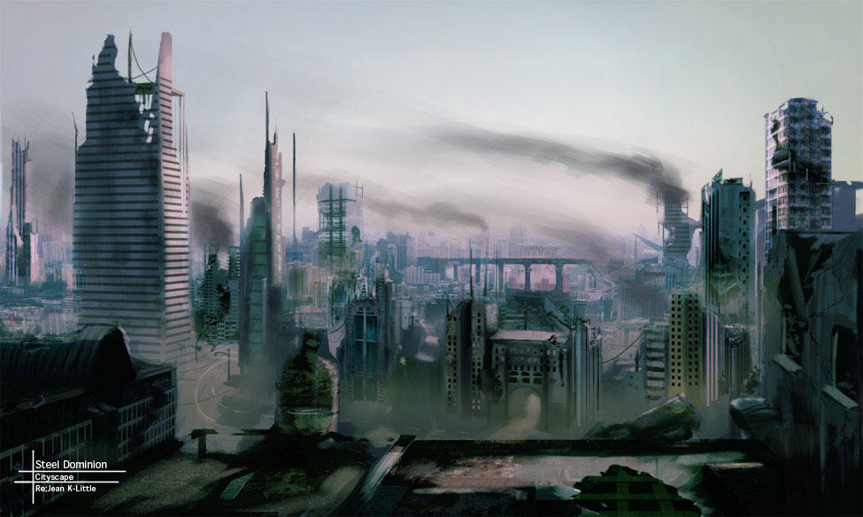 Steel Dominion - Cityscape by kasai