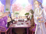 Blossom Desserts and Green Tea by PlatinaSi