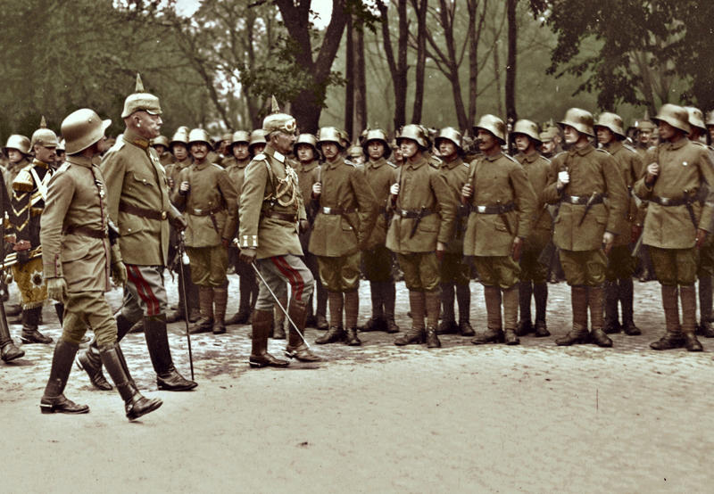 Wilhelm II inspects in Mitau by KraljAleksandar