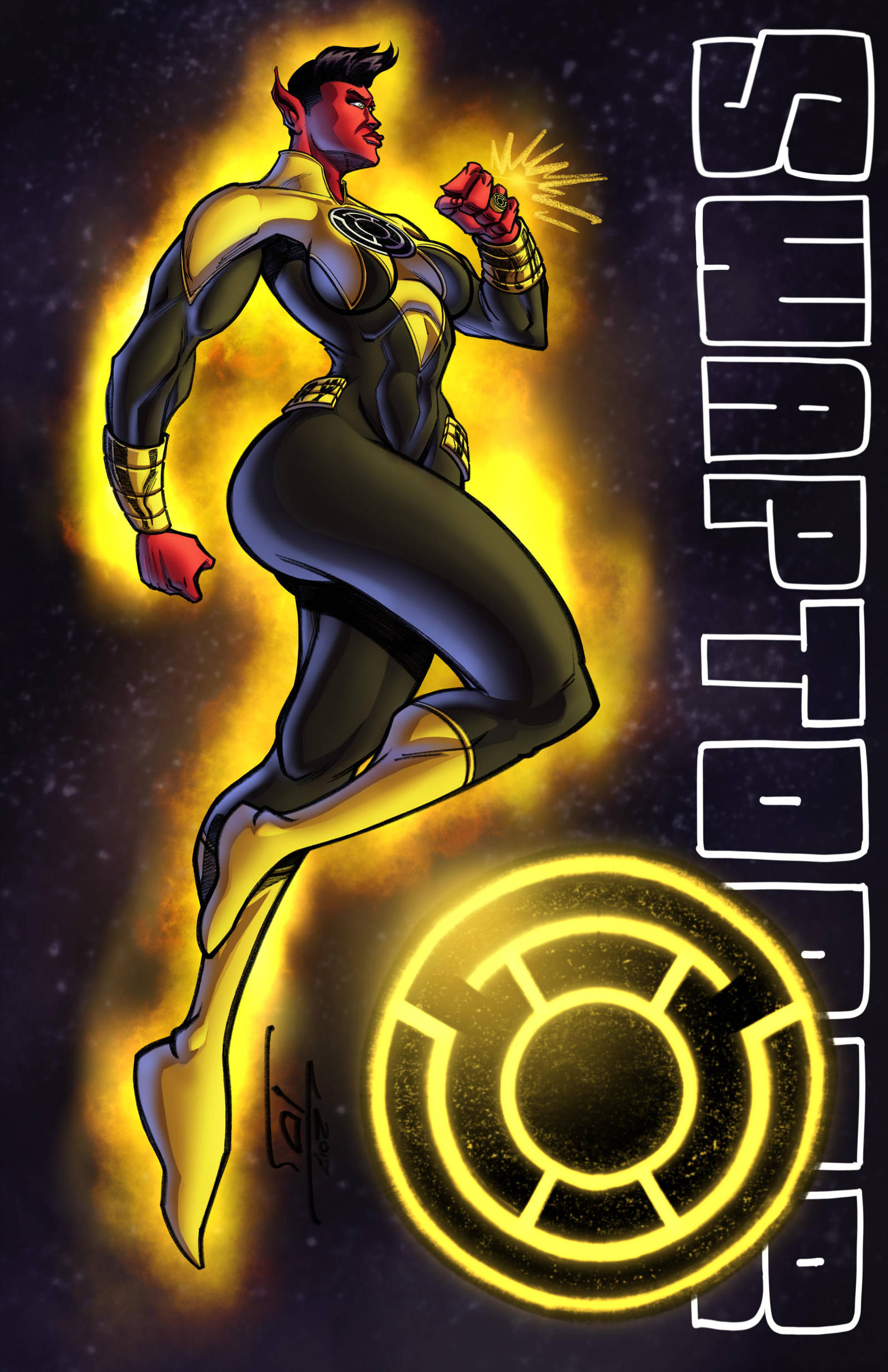 Lady Sinestro by ArtOfTDJ