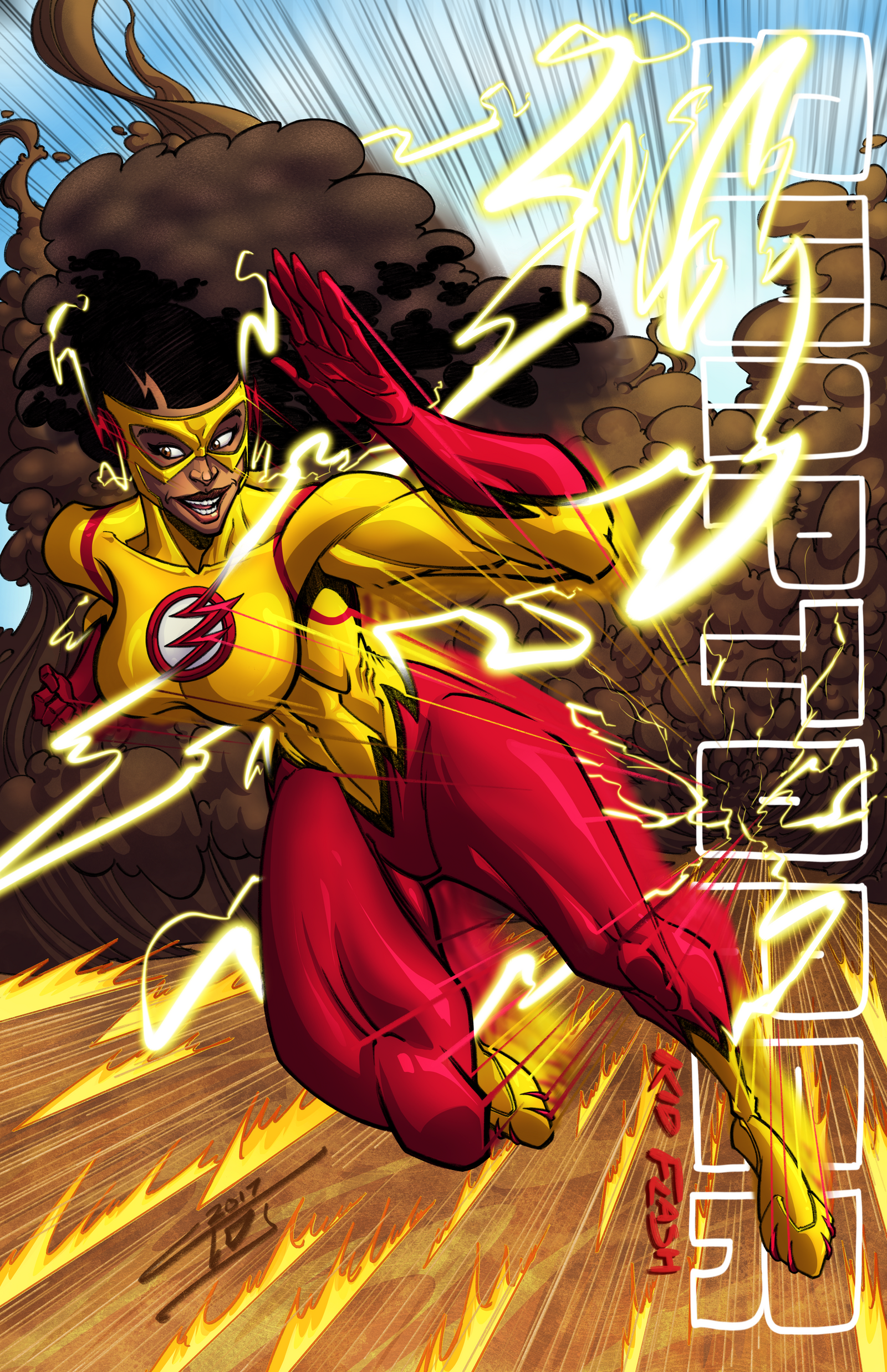 Ms. Kid Flash by ArtOfTDJ