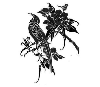 Asian branch tattoo Asian branch tattoo