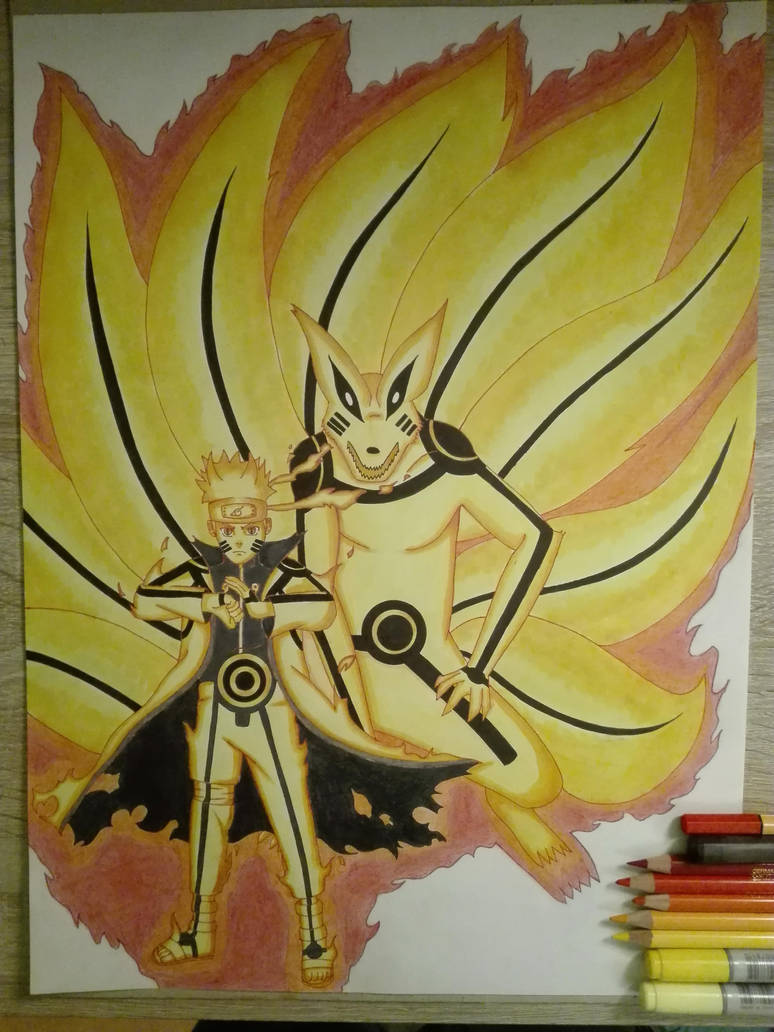 Naruto and Kurama Kyuubi Mode by AnimeSoulDrawing on ...