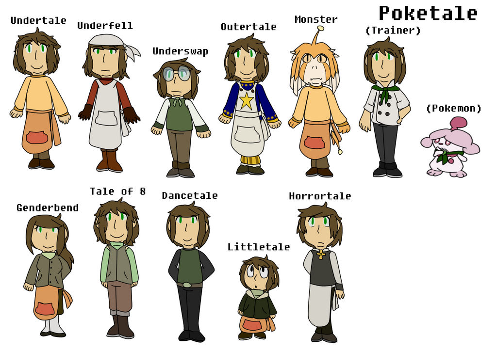 [Undertale] AU design Green Soul by poirozen on DeviantArt