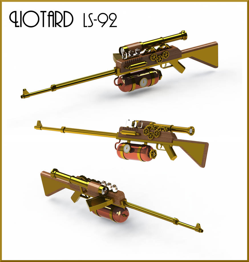 Steampunk Sniper Rifle by Dixbit