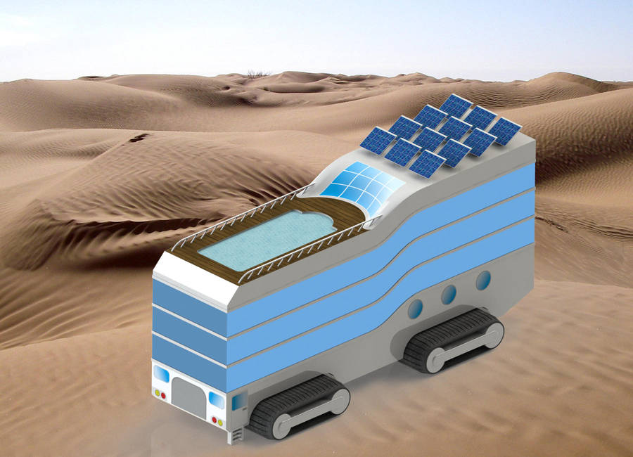 Desert Yacht by Dixbit