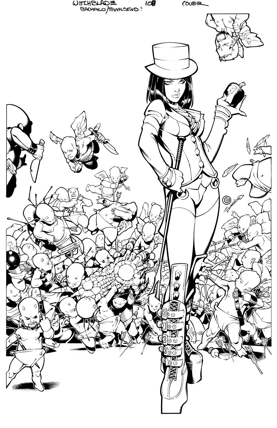Witchblade cover by TimTownsend