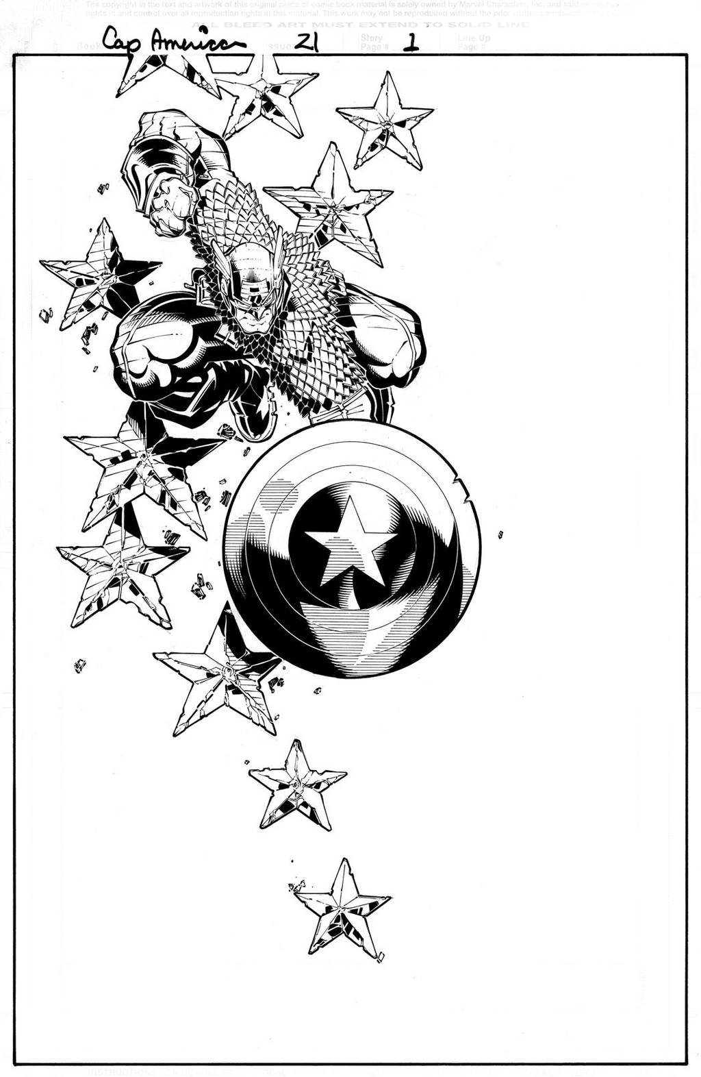 Captain America splash 3 by TimTownsend