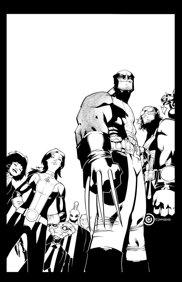 Wolverine and the X-Men #1 cover by TimTownsend