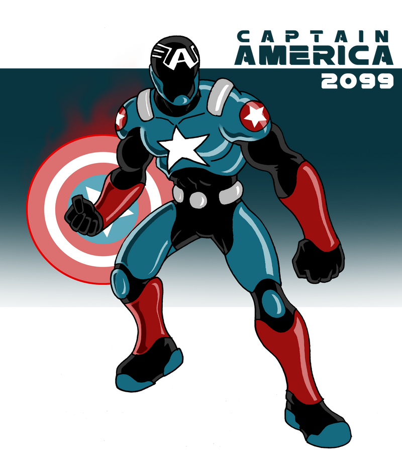 captain america 2099 by mcslackerton on deviantart