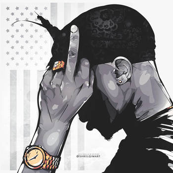 2 Pac by shkelqimart