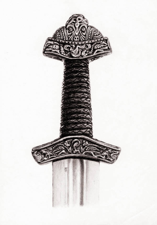 Del Tin Viking Sword (Pencil Draw) by MarcoFaccio on DeviantArt