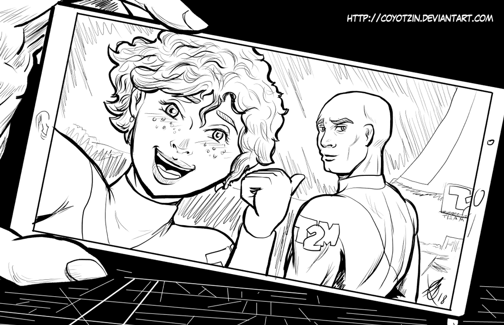 Inktober 2018 - T2M-Central by Coyotzin