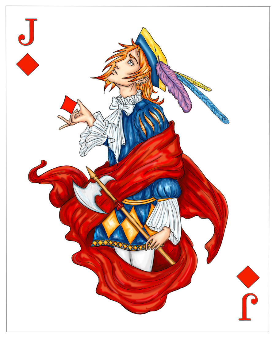 Jack of Diamonds - colour by Sjostrand